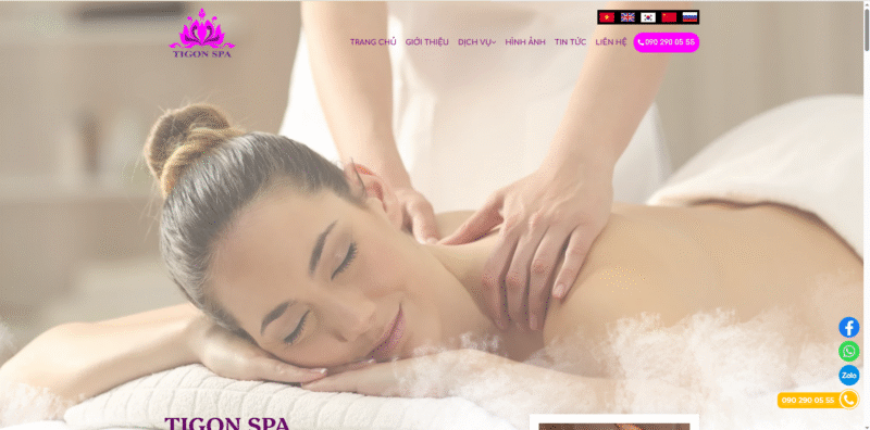 Web Spa tại Nha Trang - Khánh Hòa